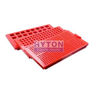 Stone Crusher Rubber Vibrating Screen Crimped Wire Mesh
